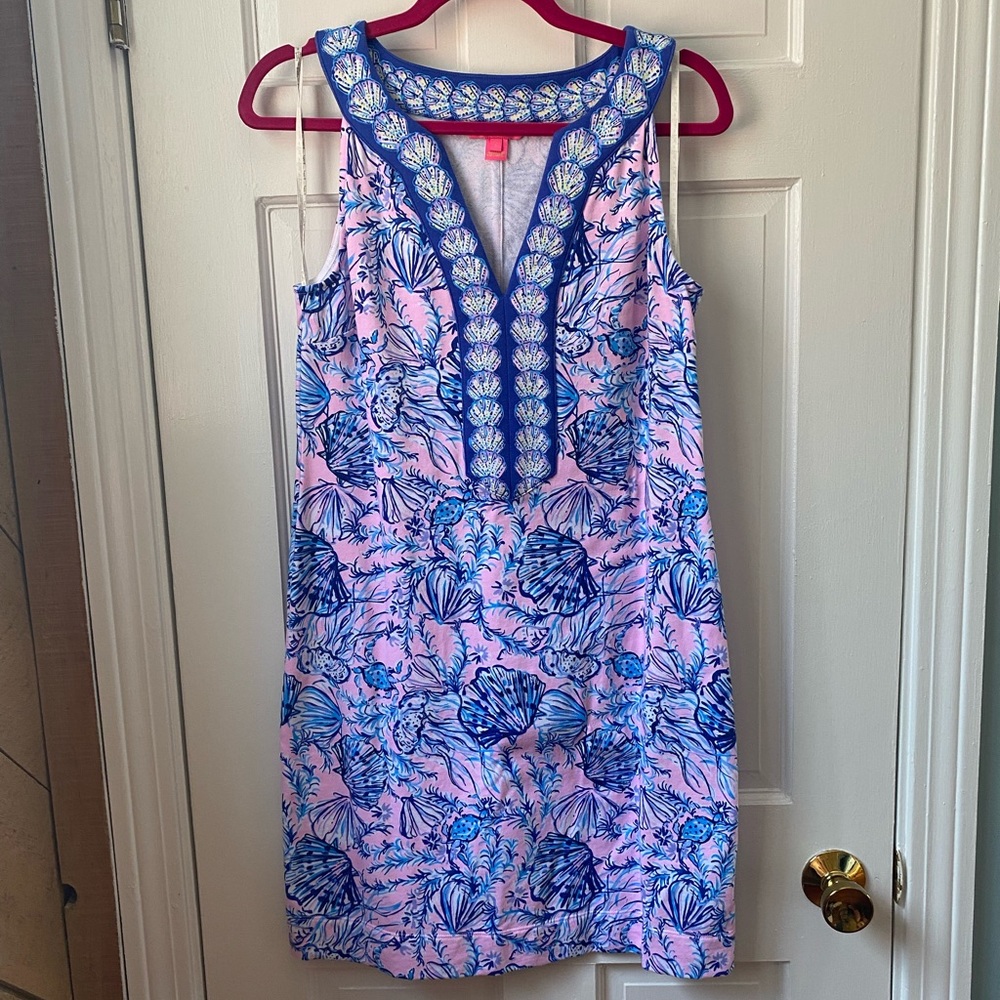 EUC Lilly Pulitzer Santanith Shift Dress Size Small